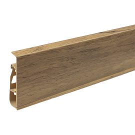 Sockelleiste Prestige - Farbe: braun, Länge: 2500 mm, Höhe: 75 mm, Tiefe: 22 mm