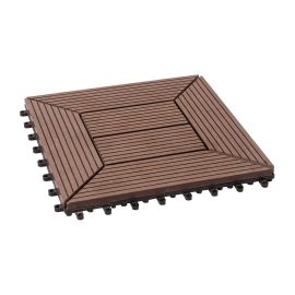 Terrassenfliese WPC Helsinki - Abmessungen: 300 x 300 mm