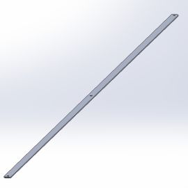 Aluminium Verbinder - blank, Länge: 2710 mm, Abverkauf Restposten