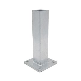 Fußplatte für Pfosten, verzinkt - Maße: 60 x 60 mm
