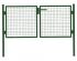 Zauntor Dingo 2-flügelig - Maße (H x B): 150 x 300 cm, Ausführung: grün beschichtet