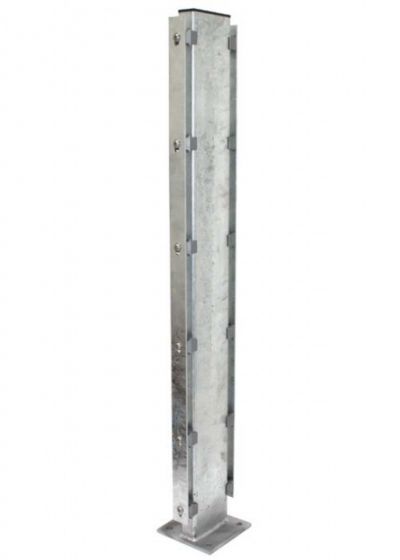 Pfosten für Gabionenwand Standard zum Aufdübeln - für Gabionenhöhe: 123 cm, Länge: 130 cm