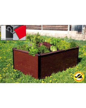 Alu Hochbeet Anika in braun
