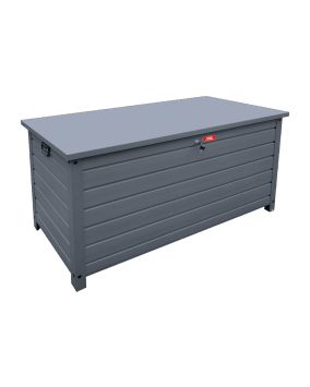 Aluminium Gartenbox - Breite: 1350 mm, Tiefe: 590 mm, Höhe: 750 mm, Rauminhalt: 424 l