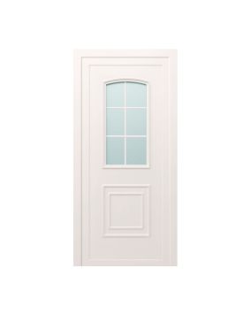 Kunststofftür Mod. Classic 2 - 1000 x 2100 mm (B x H), Anschlag: innen links - DIN links