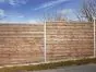Sichtschutzwand Lärchenholz Katrina Starterset