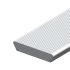 Aluminiumstufe rutschhemmend inkl. 2 Deckel und Schrauben - Ausführung: Anthrazit beschichtet, Breite: 600 mm, Tiefe: 270 mm