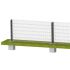Easy Pfosten für Gabionenwand - Höhe: 124,5 cm