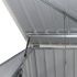 Mülltonnenbox / Gerätehaus - Farbe: anthrazit, Länge: 2350 mm, Breite: 1000 mm, Höhe: 1300 mm 
