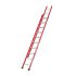 Schiebeleiter Fiberglas Mod. 4322 - Sprossenanzahl: 2 x 8, Länge max.: 409 cm