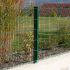 Zaunpfosten Mod. A - Ausführung: grün beschichtet, für Zaunhöhe: 63 cm, Länge: 110 cm, Befestigungspunkte: 4