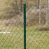 Zaunpfosten Mod. Dingo - Ø: 34 mm, für Zaunhöhe: 100 cm, Pfostenlänge: 119,50 cm, Ausführung: grün beschichtet, Anwendung: für Fußplatte & Erdspitze