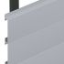 Alu Fassadenprofil 150 x 20 mm  - Farbe: grau, Länge: 1150 mm, Profilhöhe: 150 mm, Profilstärke: 20 mm