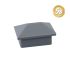 Alu Ornament Abdeckkappe Verona  - Farbe: anthrazit 5S, Form: Pyramide, Querschnitt: 44 x 30 mm