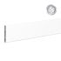 Alu Abschlussprofil 150 x 20 mm  - Farbe: weiß, Länge: 250 cm
