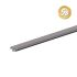 Alu Abschlussprofil 44 x 14 mm - Farbe: dunkelgrau 5S, Länge: 300 cm