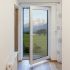 Kunststoff Balkontür 1-flügelig Dreh- / Kipp - Maße (B x H): 900 x 2000 mm, Farbe außen / innen: weiß / weiß, Anschlag: DIN-links