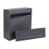 Briefkasten Mod. BK-38 - Farbe: anthrazit 5S RAL 7016