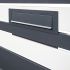 Briefkasten Mod. BK-38 - Farbe: anthrazit 5S RAL 7016