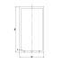 Aluminium Pfosten / Profil - Querschnitt: 150 x 80 mm, Länge: 2628 mm, Farbe: blank, Abverkauf Restposten