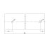 Aluminium Pfosten / Profil - Querschnitt: 100 x 80 mm, Länge: 3330 mm, Farbe: blank, Abverkauf Restposten
