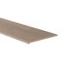 Design Stufenauflage mit Holzkern 1200 x 295 x 30 mm, 4 Stück  - Modell: BRUCH Eiche grau