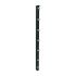 Zaunpfosten Mod. S - Ausführung: anthrazit beschichtet, für Zaunhöhe: 163 cm, Länge: 168,5 cm, Befestigungspunkte: 9