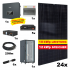 Photovoltaik POWER PLUS FULL BLACK 8 Komplettanlage - Gesamtleistung: 10 kWp, Speicher: 12 kWh