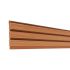 WPC Profil Stil - Farbe: Holzoptik hell, Länge: 200 cm, Höhe: 15 cm, Stärke: 2 cm