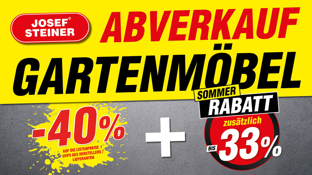 Gartenmöbel Abverkauf