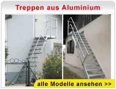 Treppen aus Aluminium
