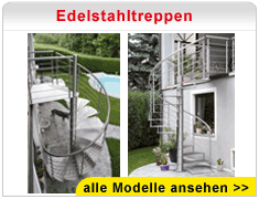 Edelstahltreppen