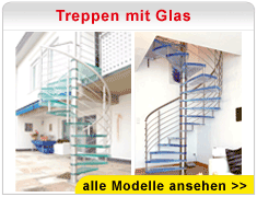 Treppen mit Glas