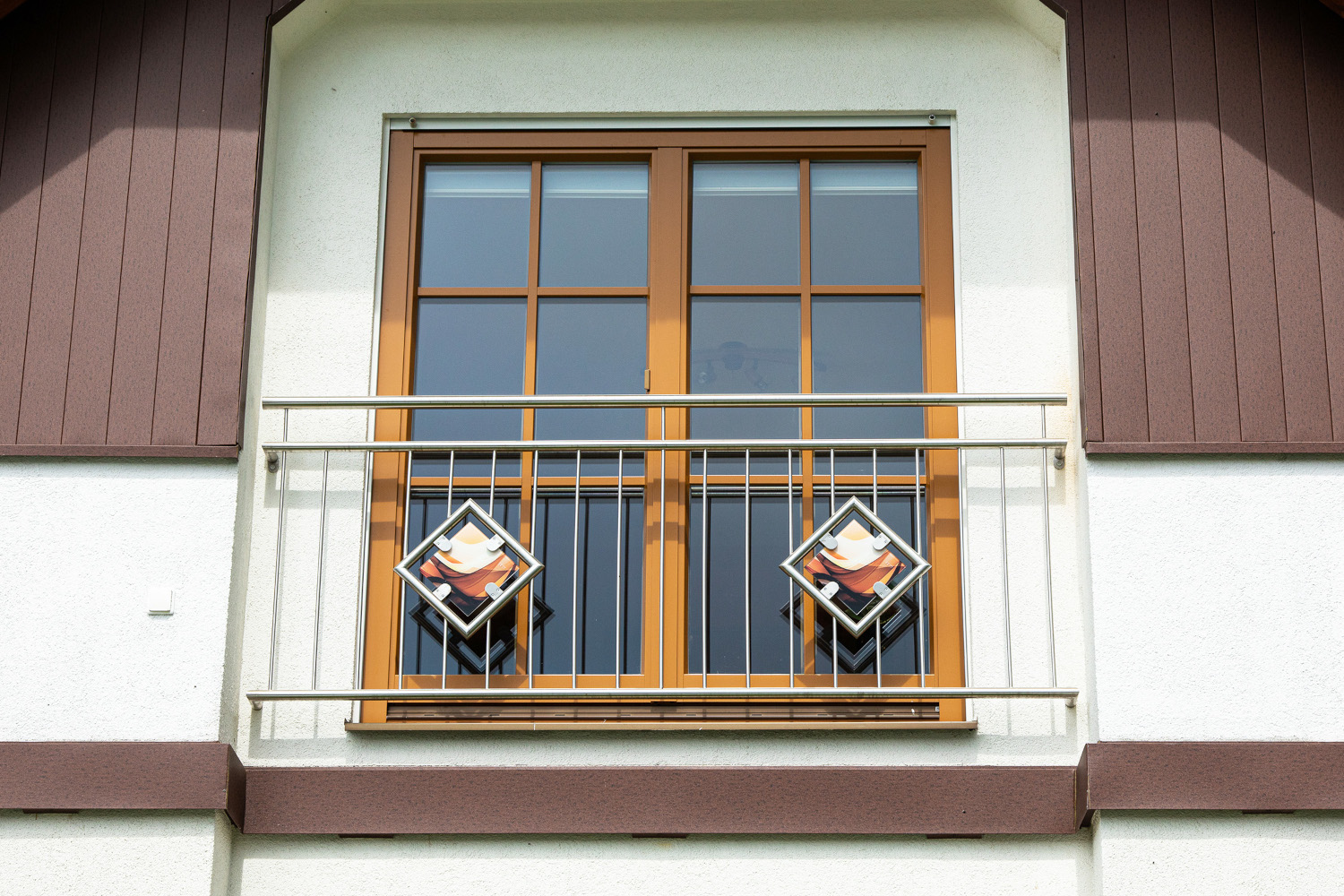 Designvarianten für französische Balkone