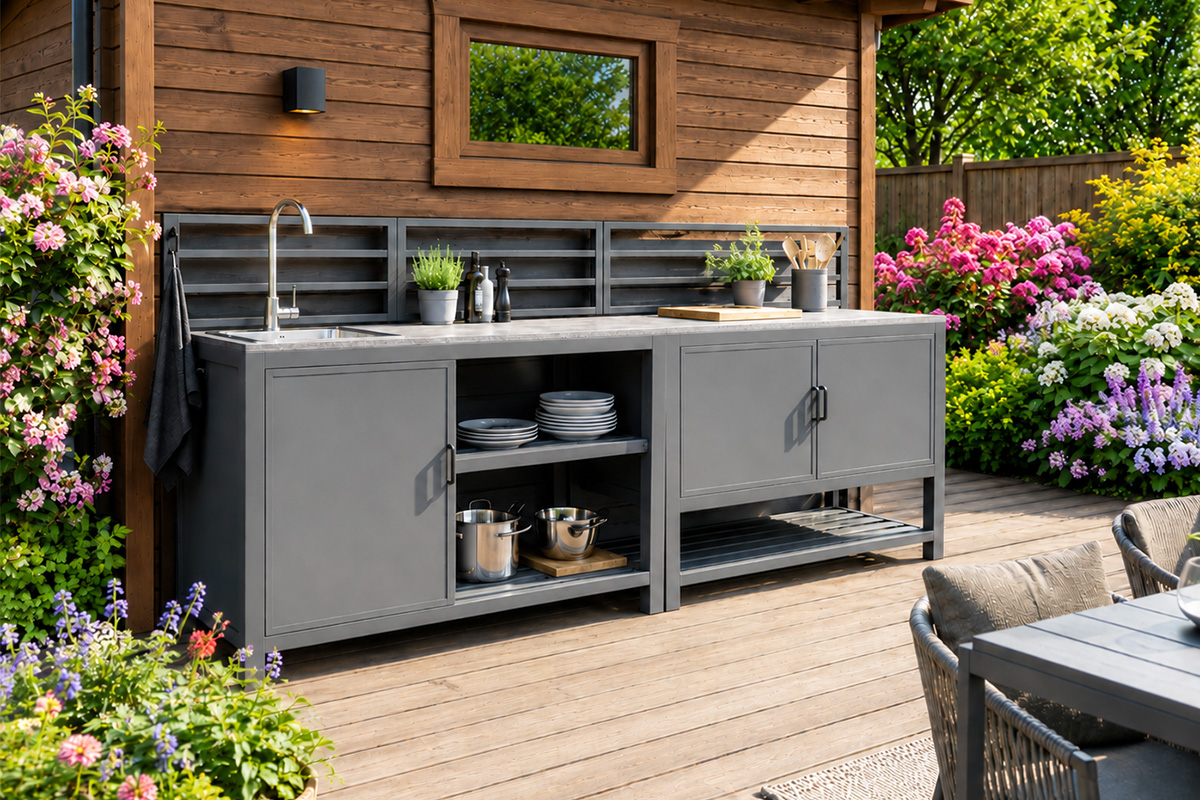 Outdoorküche modular planen und passend kombinieren
