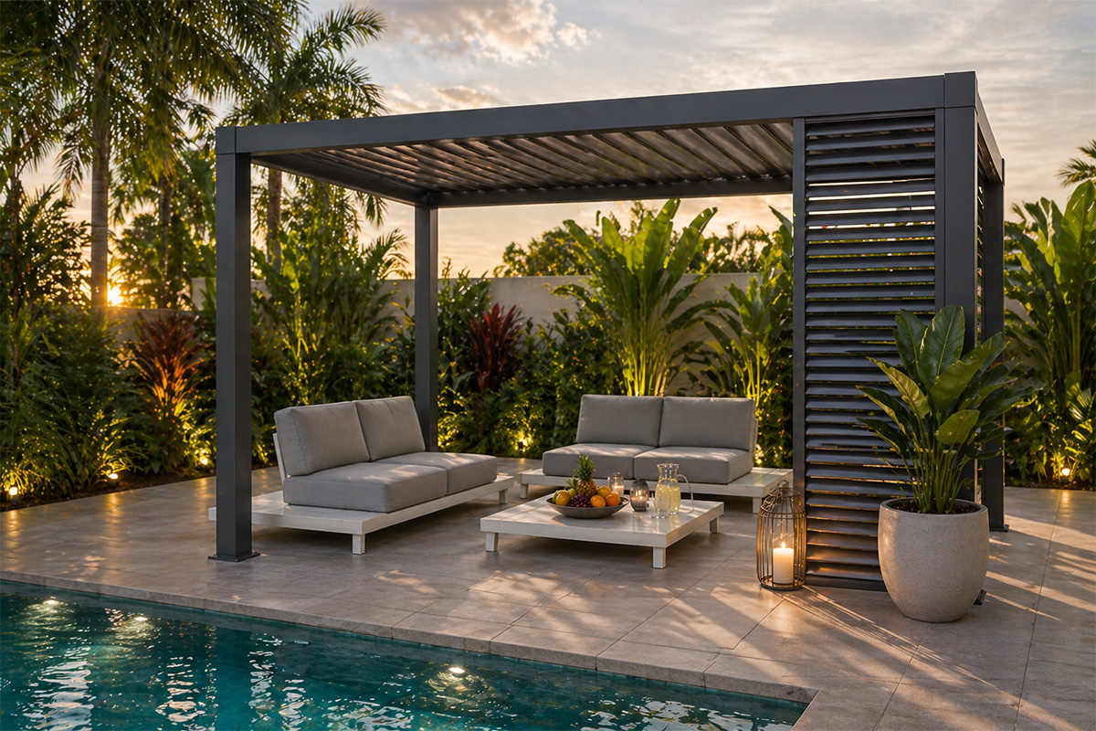Pergola Terrasse Garten
